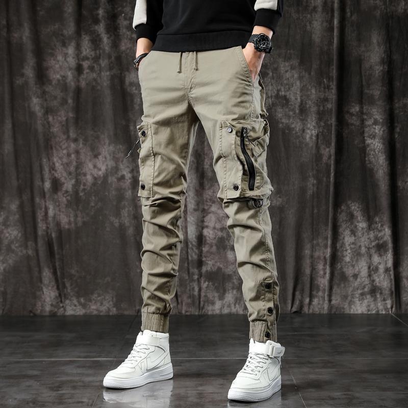 Tuta da lavoro casual tattica da uomo in stile americano con bottoni