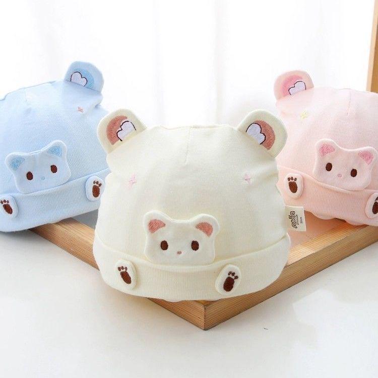 Newborn Cute Protect Fontanelle Baby Hat - Spring/Autumn, Thin Style for Small Infants, Toddlers & Winter Boys