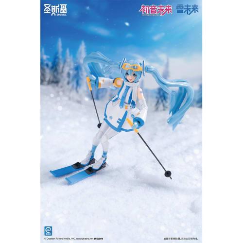HiPlay SOSKILL Hatsune Miku: Kodama of the Freezing Point Ver. Snow Miku SSK-MIKU03 Pre-Colored Plastic Model Kit