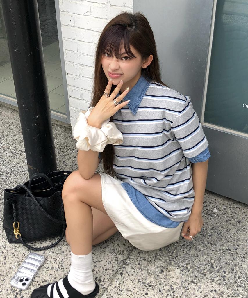 Lugkaeseuteu Jen Stripe T-Shirt / Jen Stripe T-Shirt_5Colors