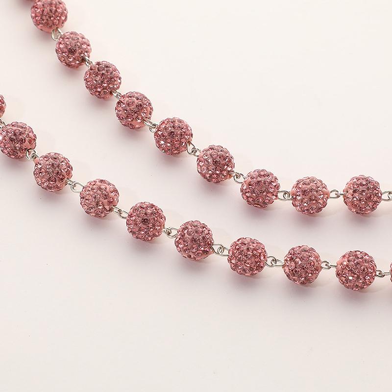 Hip-Hop Pants Chains High-Quality Ball Beads Waist Chains Simple Jeans Chain  Pants Chain Clothing Accessories Gifts