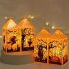 Halloween Lantern Night Light Party Supplies Indoor Outdoor Ornament Photo Props