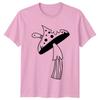 Whimsical Mushroom Fantasy Art TShirt Fungi Birthday Gift For Him And Her