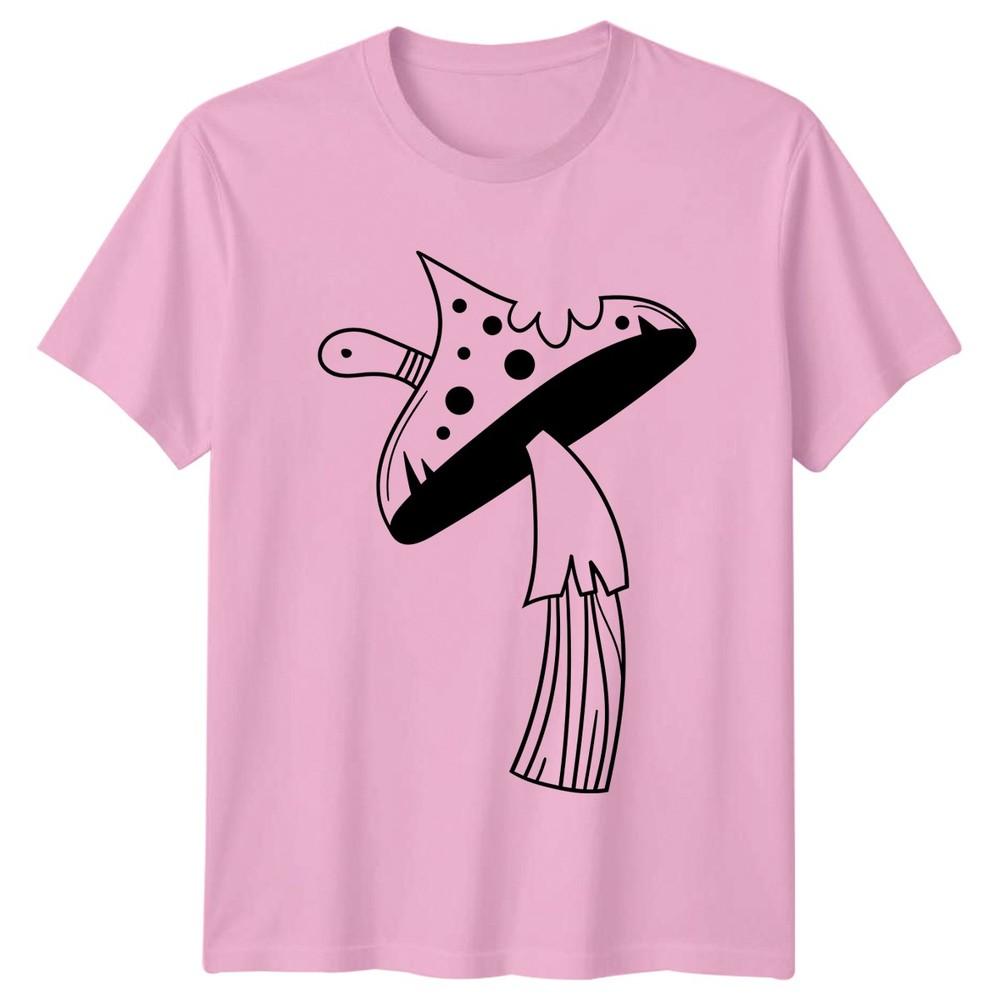 Whimsical Mushroom Fantasy Art TShirt Fungi Birthday Gift For Him And Her