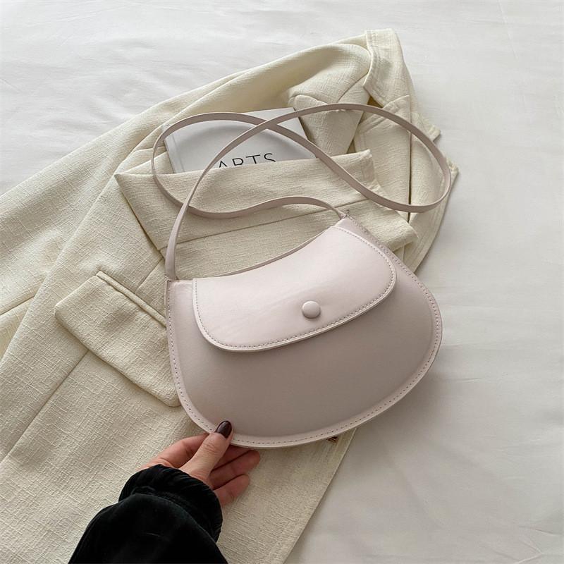 Stylish Summer New Casual Fashionable Single Shoulder Saddle Bag For Women In Multiple Colors