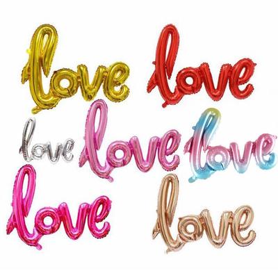Large LOVE Letter Foil Balloon - Wedding & Valentine's Day Decoration