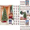 Christmas Countdown Series Cow Farm Acrylic Ornaments For Tree Decoration