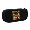Italian Brainrot The Burnt Peanut GOOP Bungulator Pencil Cases for Boy Girl Large Storage Meme Pen Bag Box School Accessories