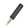 3.5mm OMTP to CTIA Conversion Earphone Adapter for Earphone Black (3PCS)