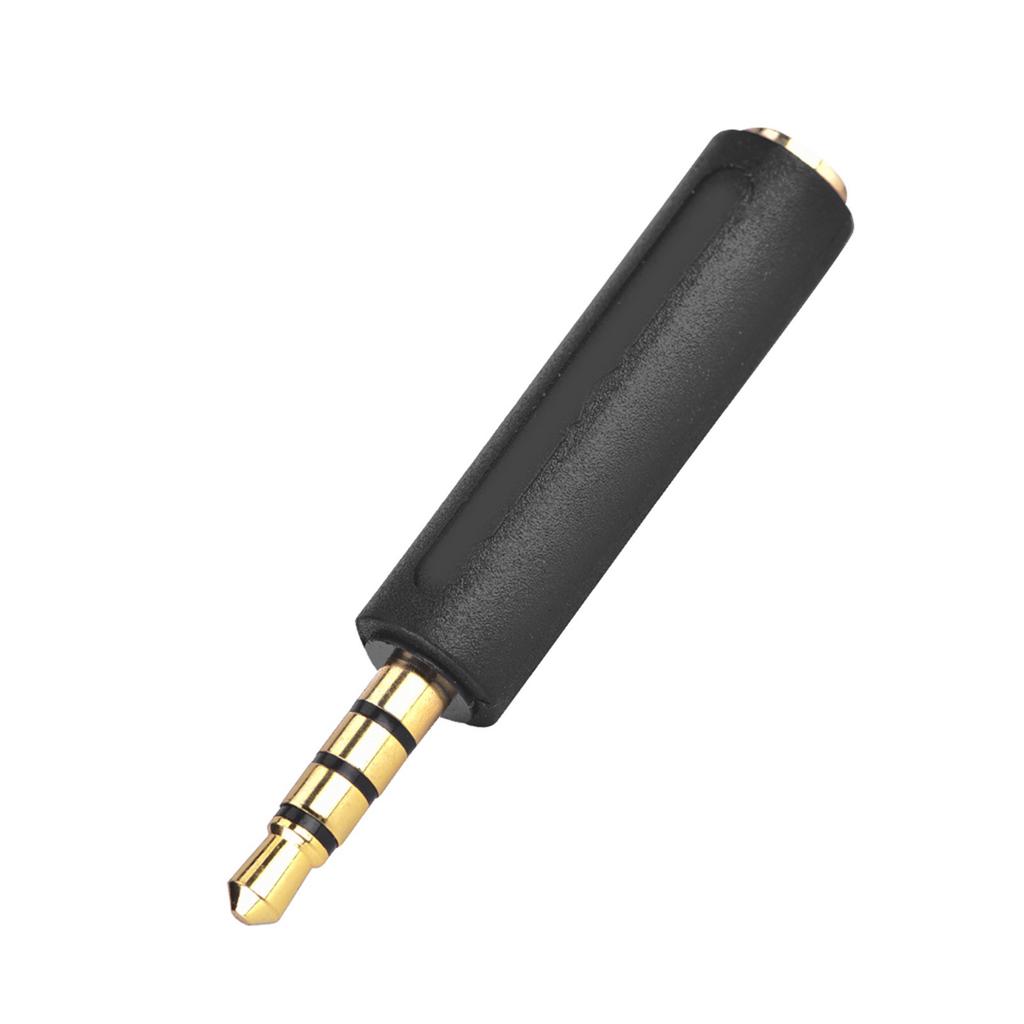 3.5mm OMTP to CTIA Conversion Earphone Adapter for Earphone Black (3PCS)