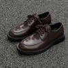 New small leather shoes men's genuine leather British business dress pointed inner height increase casual shoes men's Korean version tide 18140-J
