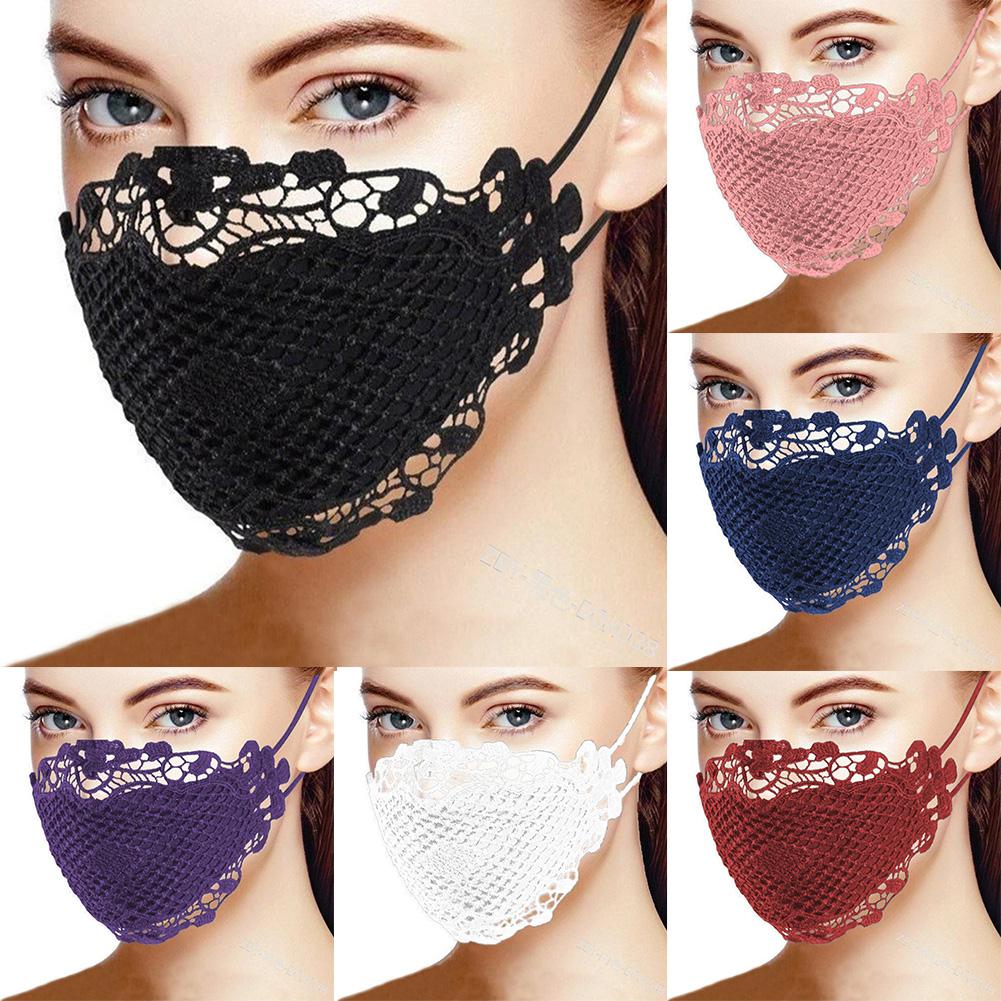 Lightweight Reusable Lace Mask for Women Stylish Protection for Cosplay