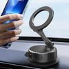 Car Phone Stand Bracket Rack With Powerful Magnets & Vacuum Suction Capability for Easy Storage Safe Driving Experience