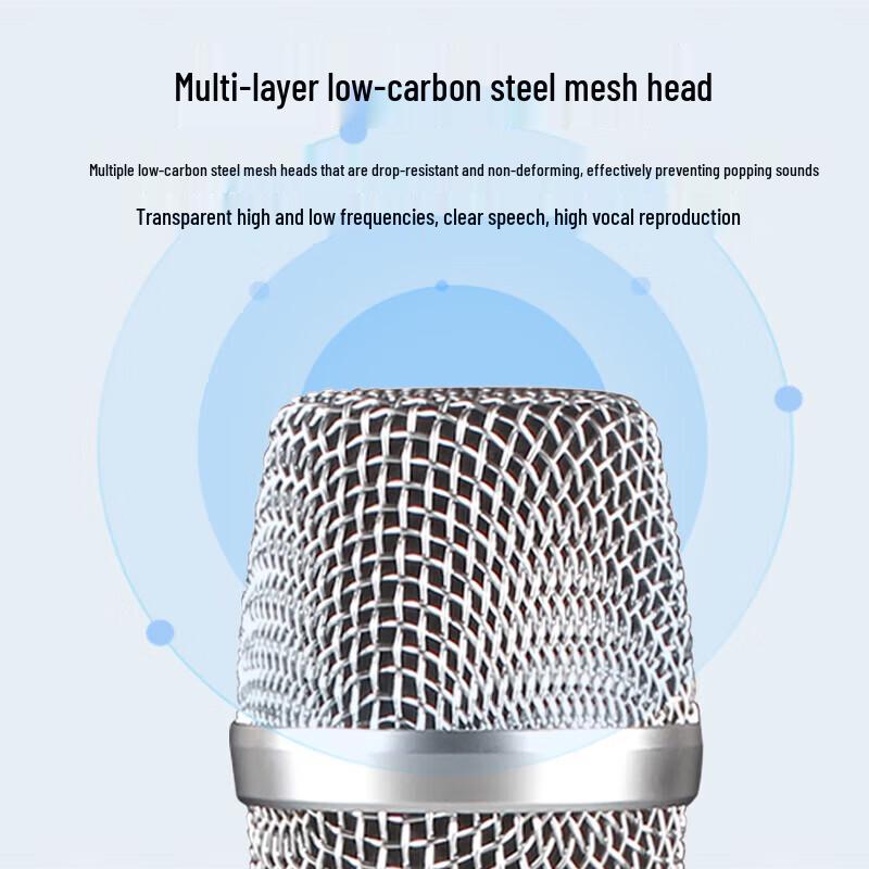 HuiDu QH-802 Professional Dual Wireless Microphone System (CN version)