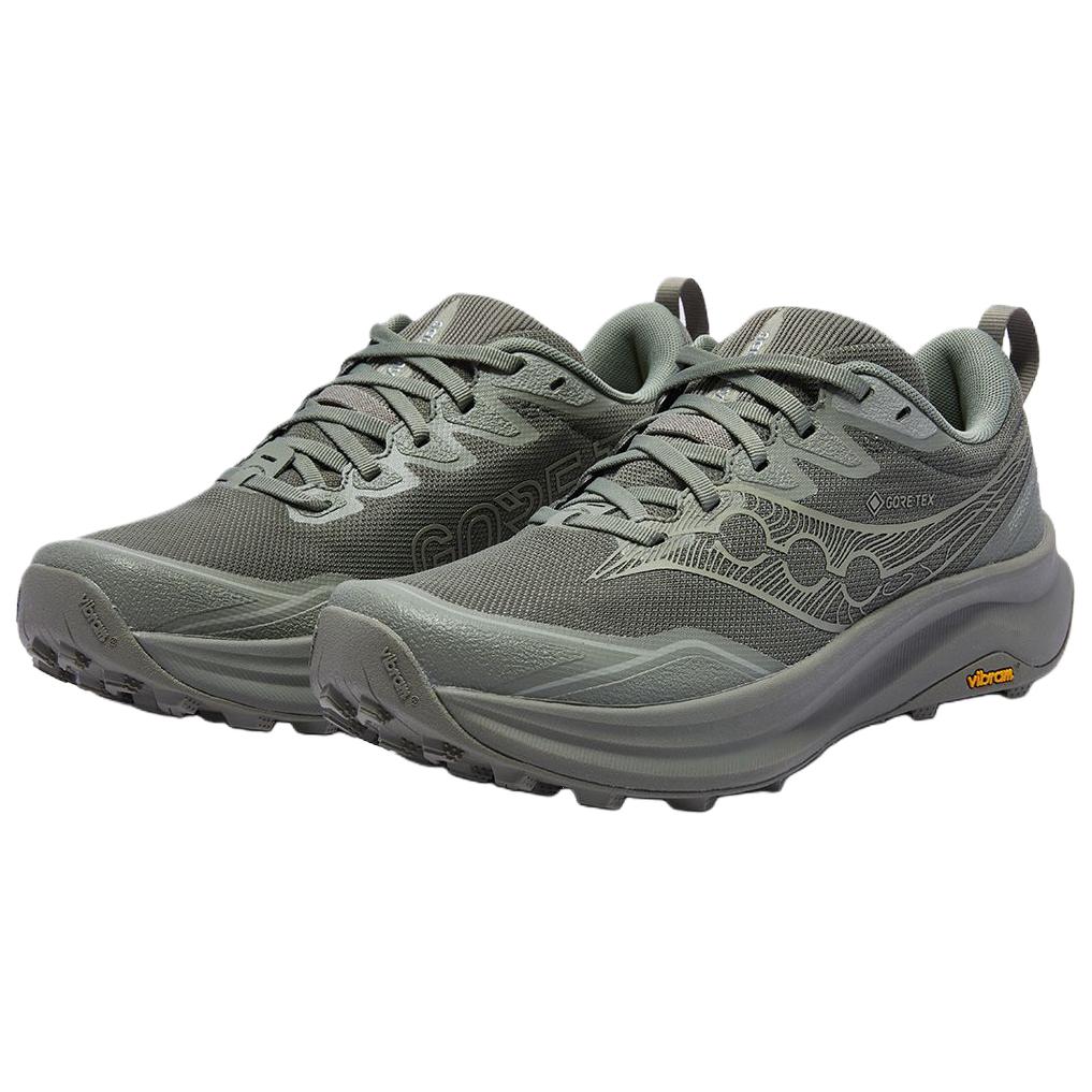 Saucony Peregrine 16 Gtx Versatile Comfortable Non-Slip Waterproof Running Shoes Women running shoes Green S11068-110