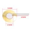 10pcs For Audio Buzzer Piezoelectric Piezo Ceramic Wafer Plate Dia 12/15/18/20/27/35/50MM With Wire Buzzer Loudspeaker