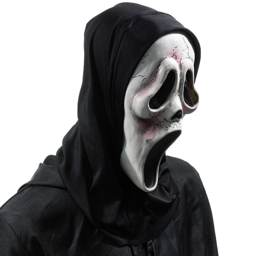 Party Prom Party Supplies Horror Masks Screaming Mask Halloween Masks Blood Stain Black Head Cover