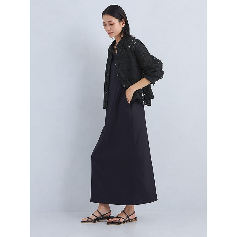 [United Arrows Green Label Relaxing] Cutwork Lace Shirt 35111991536 7900 NAVY(79) FREE