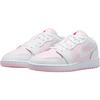 Air Jordan 1 Low GS Pink Foam Kids Sneakers Fire-Red White 553560-608