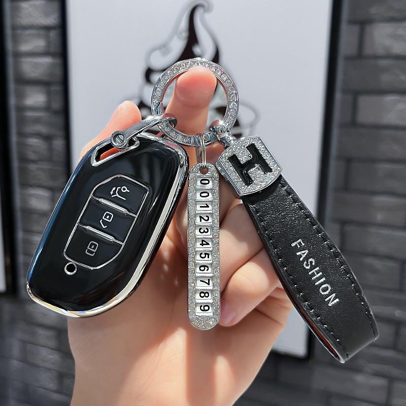 For Dongfeng Fengxing Forthing T5 Evo T5L T5Evo   Car Key Case Remote Cover Shell Keychain Fob Interior Accessories