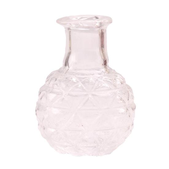 

Миниатюрная ваза прозрачное декоративное стекло универсальный кукольный домик цветочный террариум горшок для развлечений A