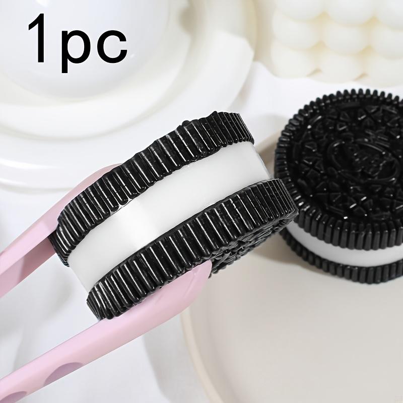 Super Soft Handmade Black Biscuit Decompression Taba Squishy Toys Stress Relieving Slow Rebound Fidget Toy For Adults Relaxation