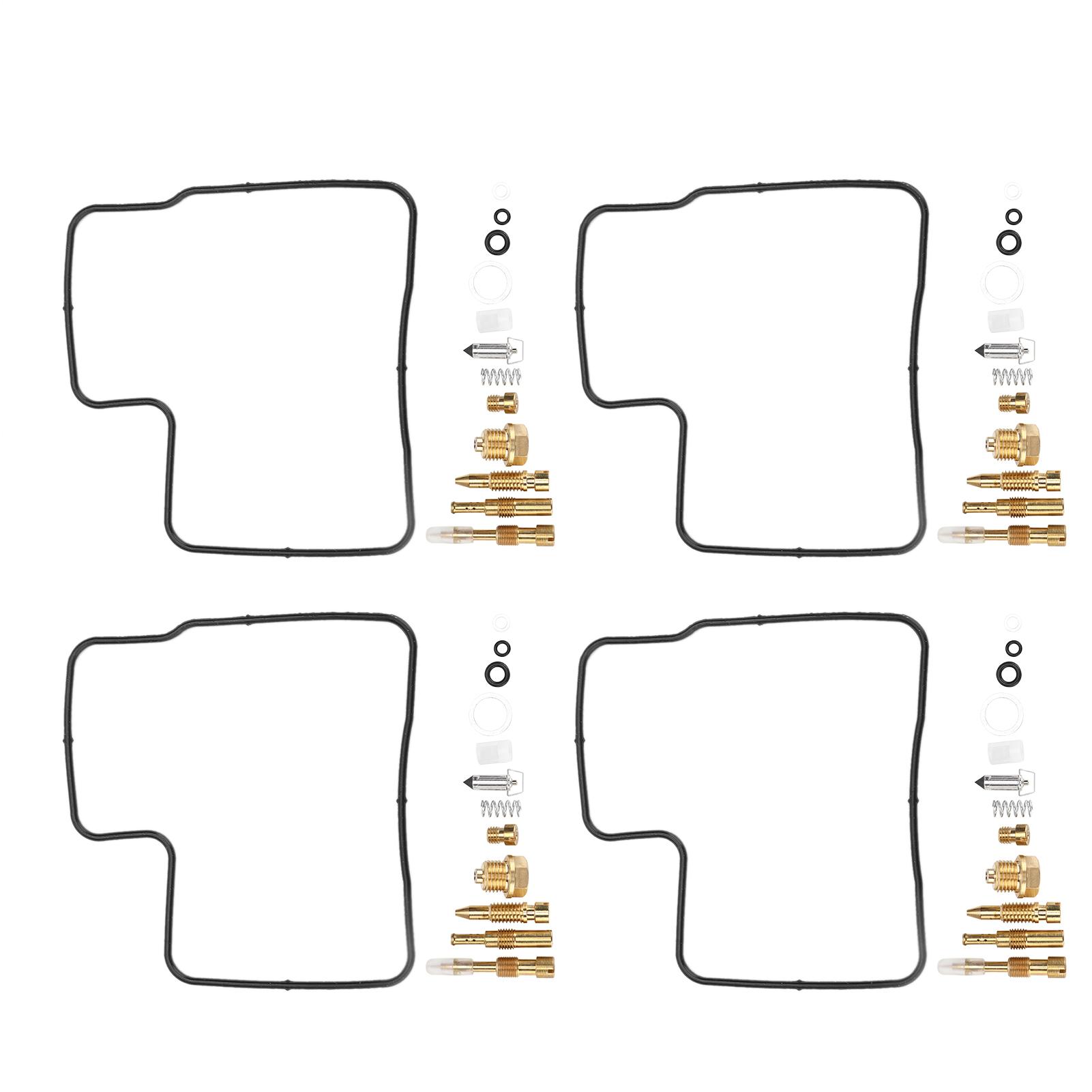 56pcs Motorcycle Carburetor Repair Kit Rubber Metal Replacement for VFR750F RC36 1990‑1993