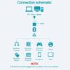 Bluetooth 5.0 USB Dongle Adapter PC Wireless Audio Receiver Transmitter Mouse Speaker aptX Compatible
