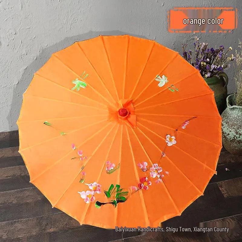Silk Cloth Dance and Craft Umbrella - Ancient Style Ceiling Decoration & Fashion Show Accessory.