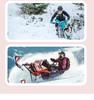 Windproof Waterproof Non-slip Touch Screen Cycling Gloves for Men and Women. Perfect for Skiing, Electric Car, Motorcycle In Autumn and Winter.