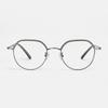 Byumaeb Brow_Full Titanium Ultra-Light 8G Slim Half-Gold Panto