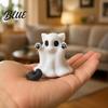 Halloween-Themen-Raumdekorationen Geist Katze Statue Niedliche Figur Cartoon Gruselig Saisonal Hausdekoration Dekoration für Büro Schreibtisch Statue