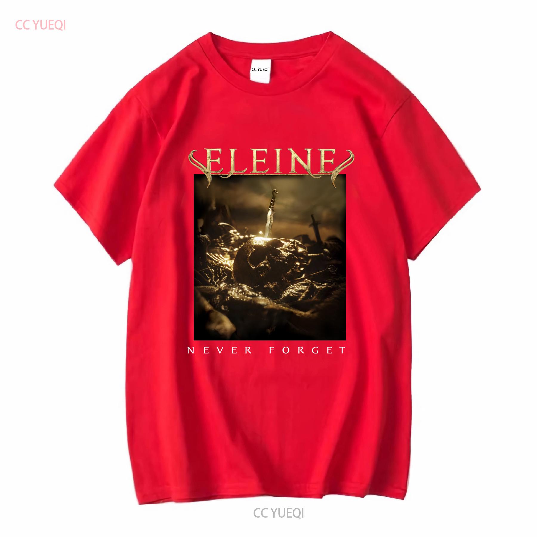 

Eleine Never Forget T Shirt vintage Washed graphic Top For Everyday Wear Versatile Stretched Unisex Soft Comfortable fashion S