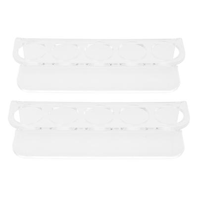 Refrigerator Vial Holder Space Saving Acrylic Vial Wall Caddy for 2.5cm Diameter Vial