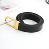 Retro Snap Button Thin Belt Personalized Button Head Simple Jeans Dress Decoration
