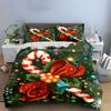 Festive Holiday Ornament Decoration Set Exquisite Three-piece Bedding Set Gift for Kids and Adults