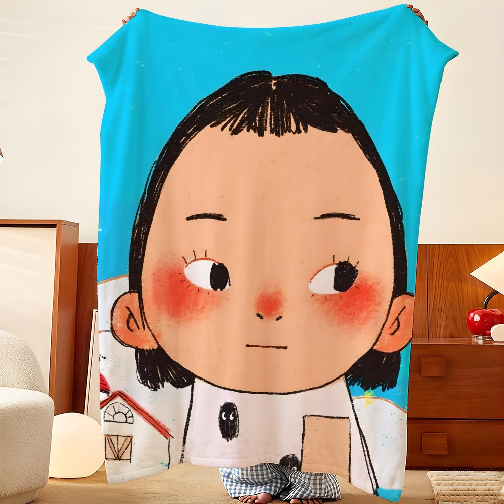 Artist P-Pdohk Throw Flannel Throw Blanket, Lightweight Cozy, Durable Washable Cute Cool