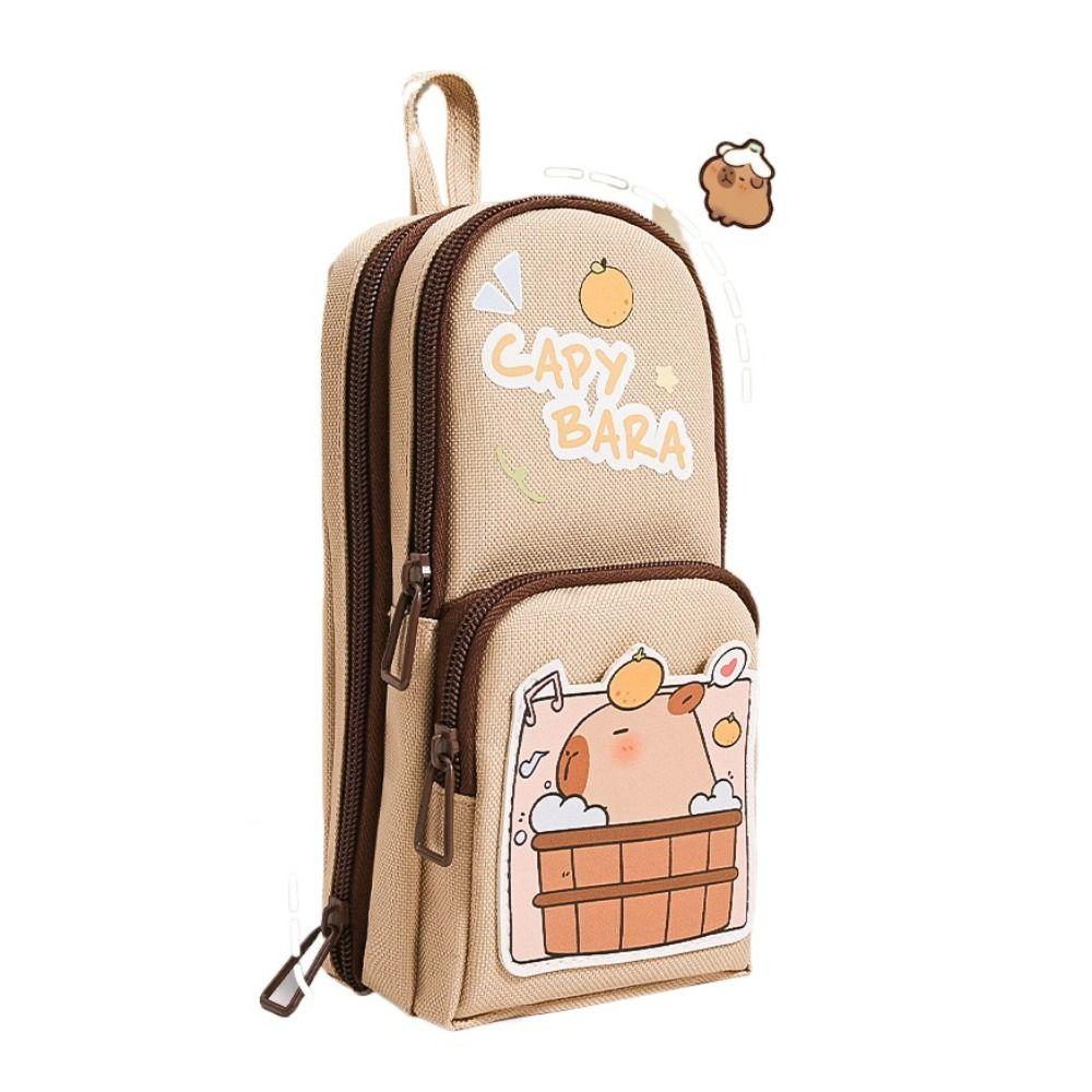 

6 поверхів і 11 відділень Капібара Сумка для канцелярії Вода Дельфін Пенал Молодша школа A