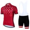 2024 New Team Cycling Bicycle Short Sleeves Maillot Ciclismo Men Cycling Jersey Summer Breathable Cycling Clothing Sets