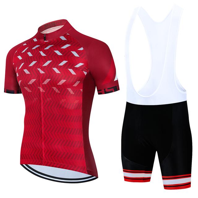 2024 New Team Cycling Bicycle Short Sleeves Maillot Ciclismo Men Cycling Jersey Summer Breathable Cycling Clothing Sets
