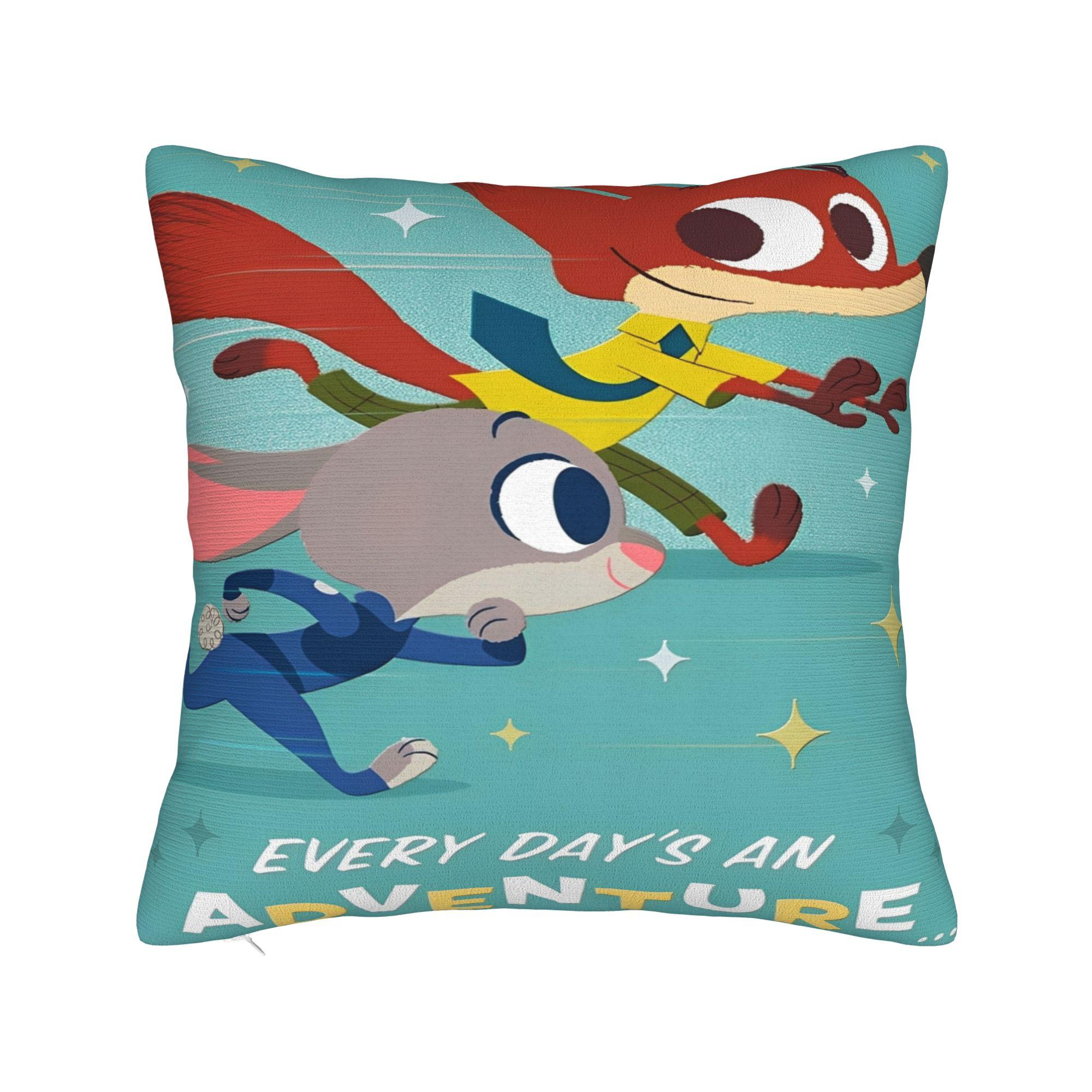 

Зверополіс 2 Наволочка Кастомна Наволочка Для Дивана Диванчика Ліжка Вітальні Ретро Модні Наволочки 30cmx30cm