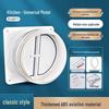 Universal Submersible Range Hood and Bathroom Flue Check Valve for Smoke Prevention