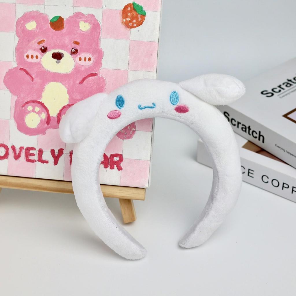 Sanrio Kuromi Kids' Headband, 3D Cartoon Non-slip Hair Accessory for Face Washing