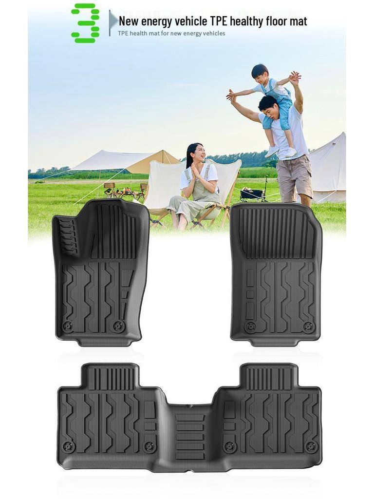 2024 Haval H9 TPE Floor & Trunk Mats with Seat Back Protection