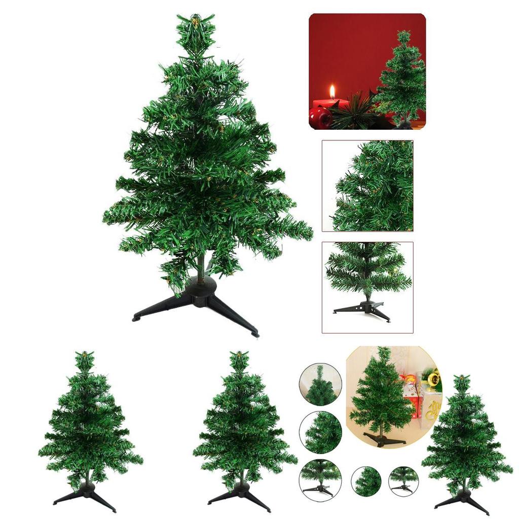 Cute And Compact Green Mini Christmas Tree For Tabletop Holiday Decorations