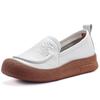 Pure Cowhide Single Shoes Thick-soled Genuine Leather Casual Mother Shoes Comfortable Soft-soled Wide Fat Feet Women's Shoes Women's Leather Shoes