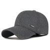 Mens Winter Warm Baseball Cap with Ear Flaps Windproof Dad Hat
