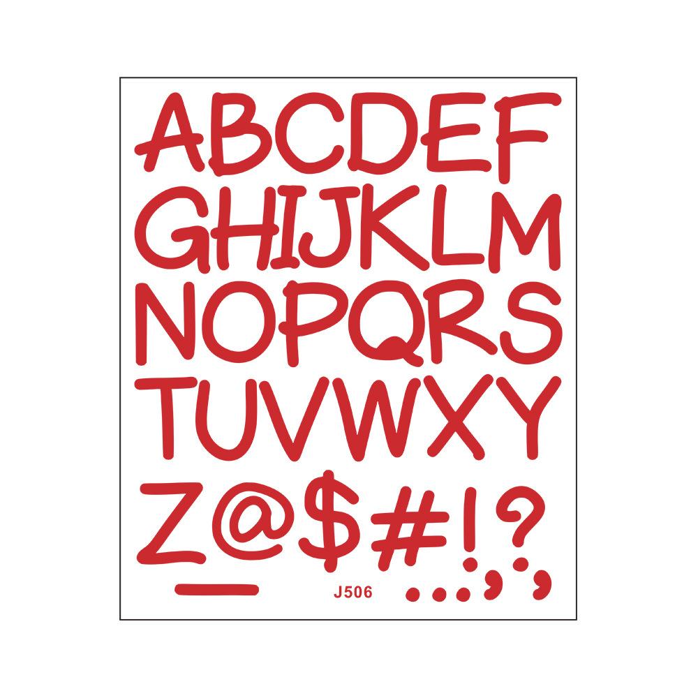 Colorful Creative Capital English Letter Combination Diy Notebook Beautification and Decoration Stickers