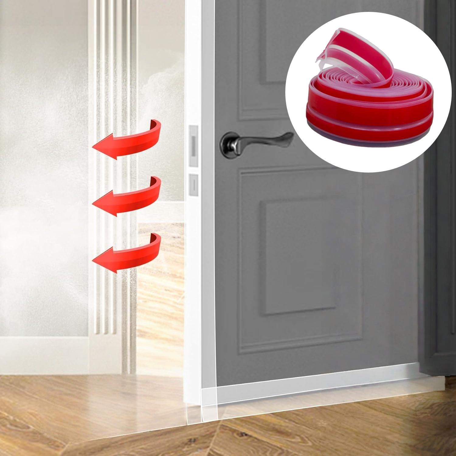 

1pc 1m/3mX3.5cm T-Shaped Flexible Doors Draft Stopper transparent glass door sealing strip Self-adhesive Weather Stripping T&1mX3.5cm прозрачный