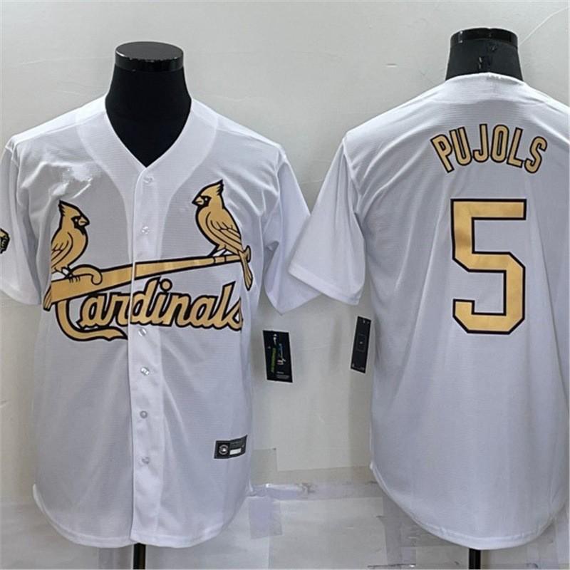 Cappellino da Baseball All Star Cardinals 28 5 46 Cappello Ricamato per Fan d'Élite